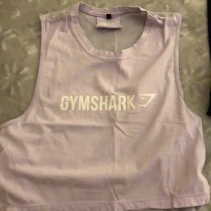 XS lavender gym shark tank top